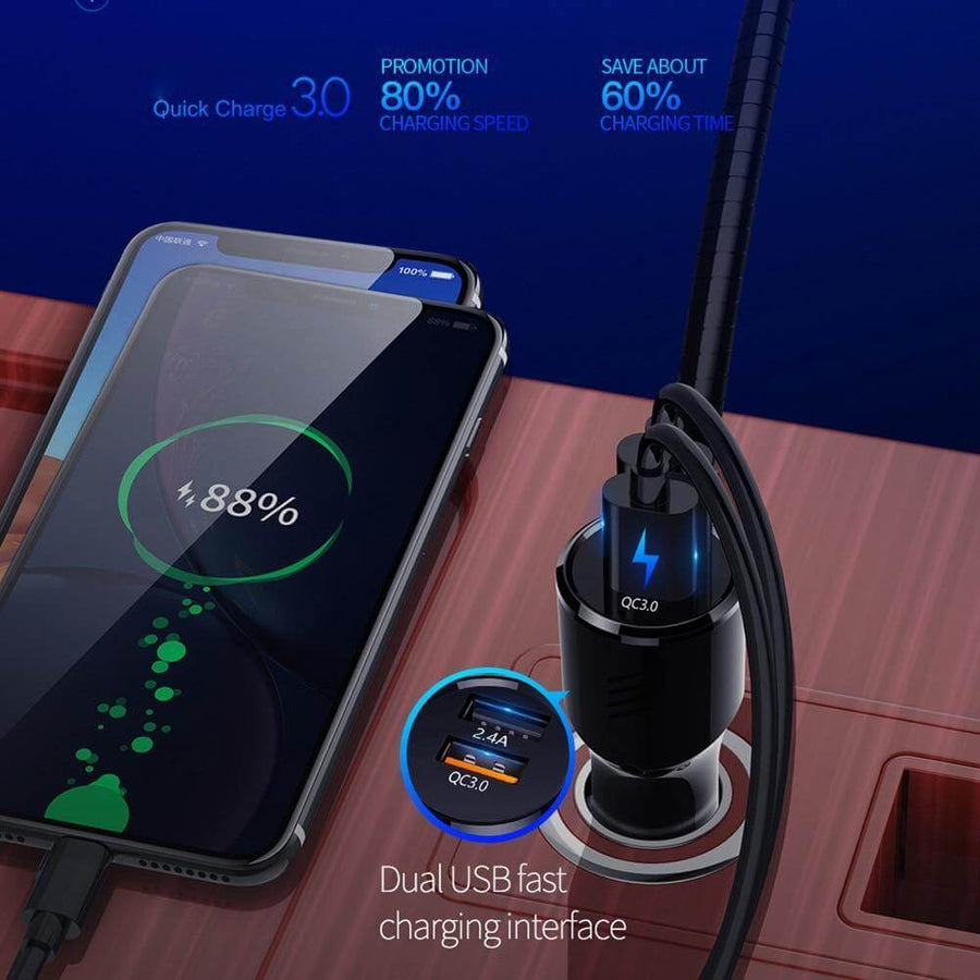 Dual USB Charging Bluetooth FM Transmitter for Car - Image 3