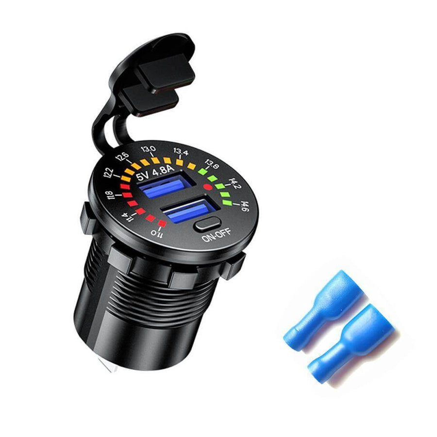 Led Display Fast Car Dual USB Charger - Image 3