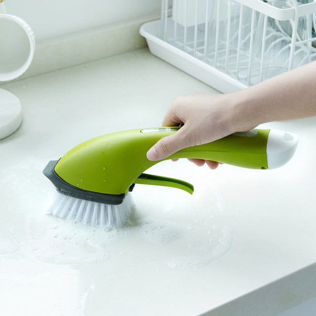 Multi-function Liquid Dispenser Cleaning Brush - Image 3