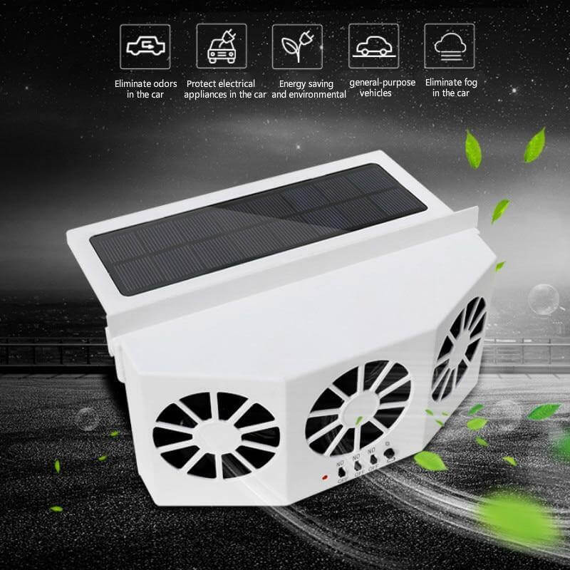 Auto Solar Ventilating Fan for Car - Image 3