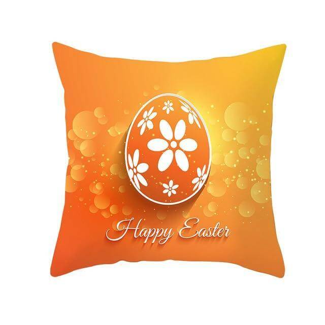 Bunny Easter Eggs Cotton Pillowcase - Image 10