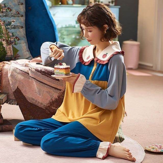 Colorful Princess Hooded Sleepwear for Women - Image 6