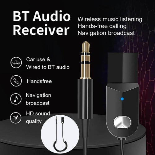 Bluetooth Built-in Microphone Bluetooth Receiver AUX - Image 0