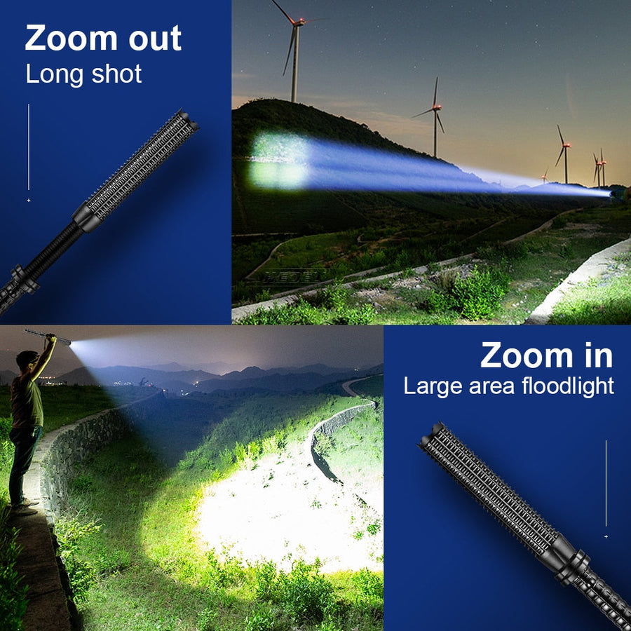 Led Flashlight Self Defense Baseball Bat - Image 1