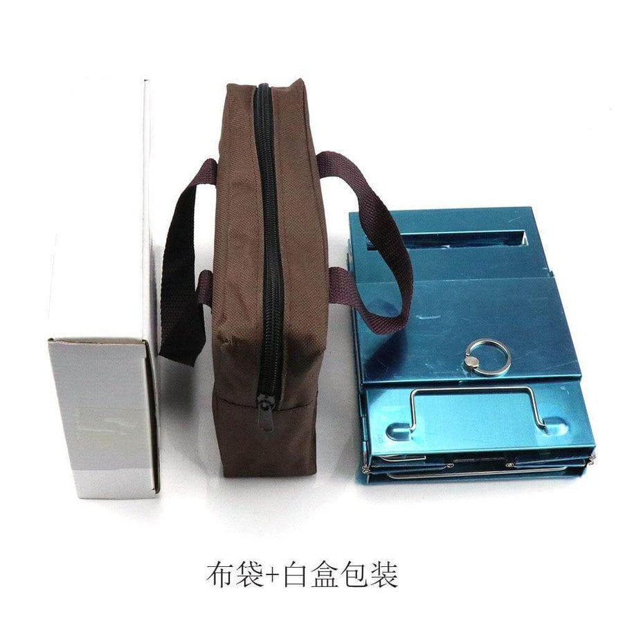 Outdoor Foldable Camping Stainless Steel Mini Charcoal Grill - Image 2