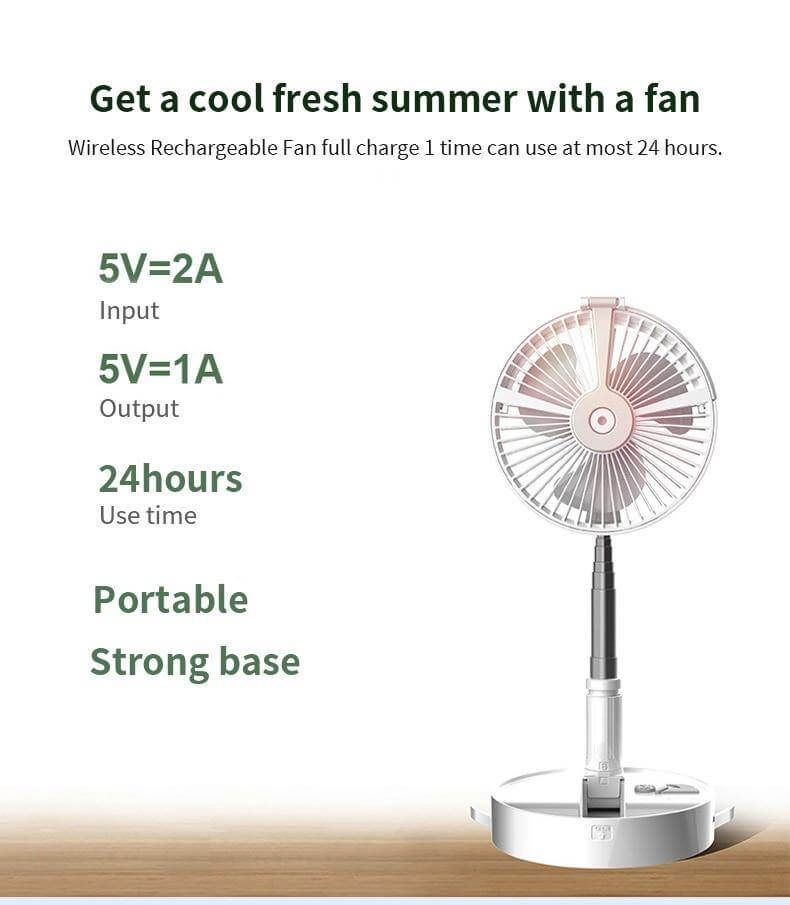 Portable Remote Control Air Conditioner Humidifier with Light - Image 8