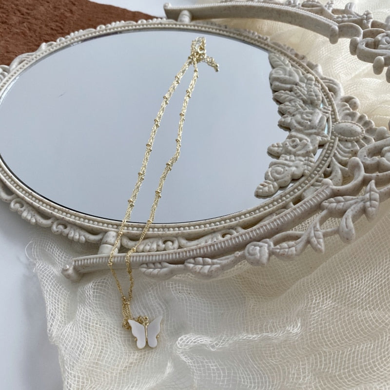 Nordic Vintage Decorative Makeup Mirror - Image 4
