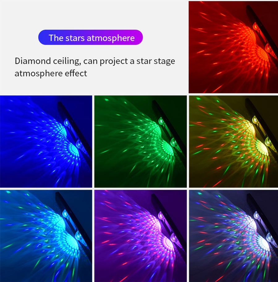 Multi-Color USB Car Atmosphere RC Light - Image 6