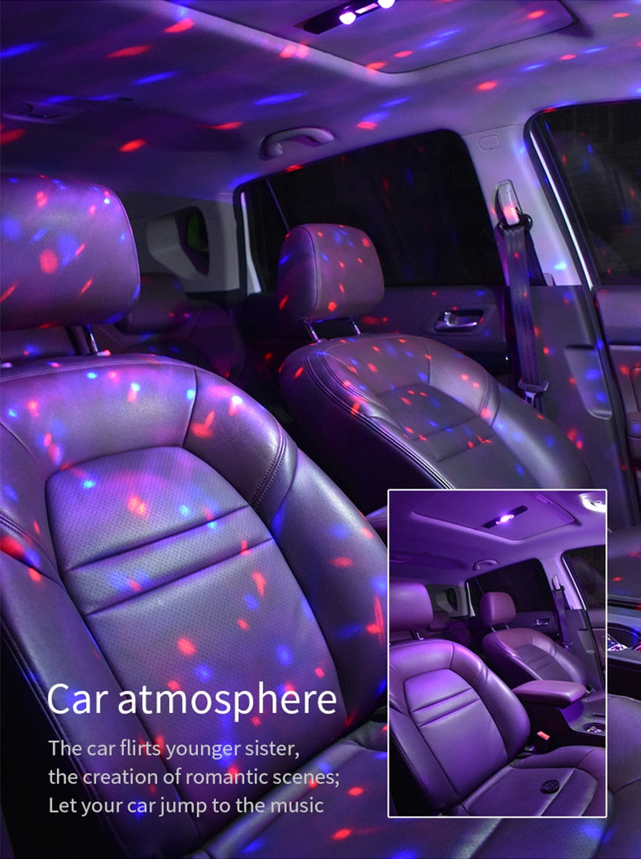 Multi-Color USB Car Atmosphere RC Light - Image 1