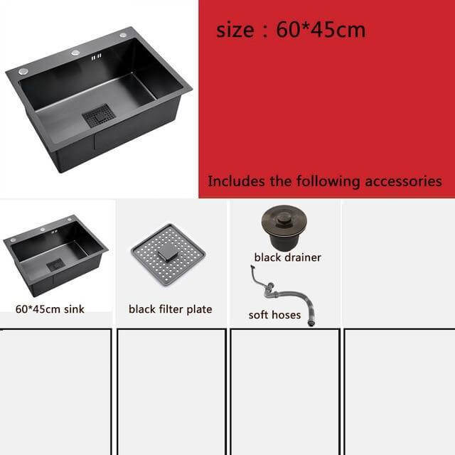 Stainless Steel Modern Kitchen Sink - Image 14
