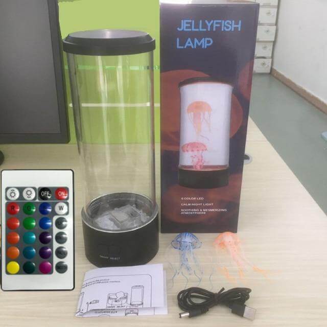 LED Remote Control Fantasy Jellyfish Tank Mood Lamp - Image 7