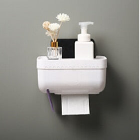 Waterproof Toilet Paper Holder Storage Box - Image 2