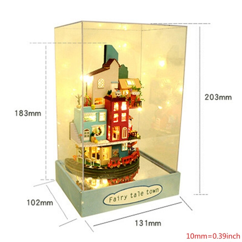 Handmade LED Romantic Town Wall Art - Image 6