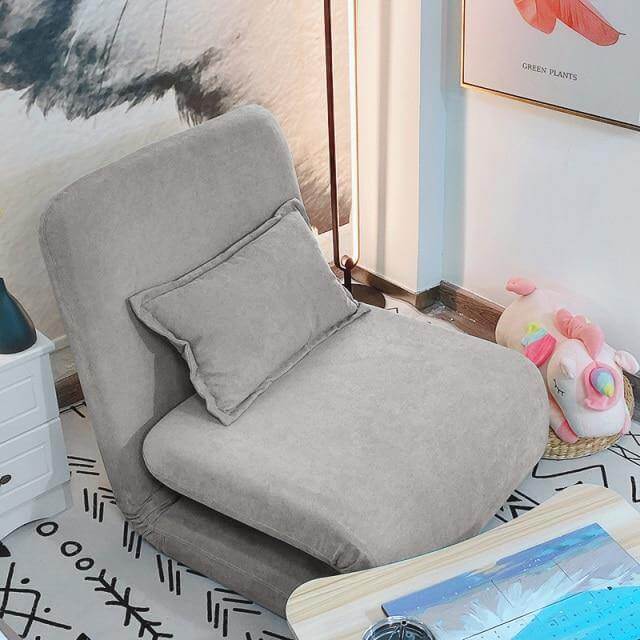 Lazy Foldable Single Sofa Bed Floor Chair - Image 11