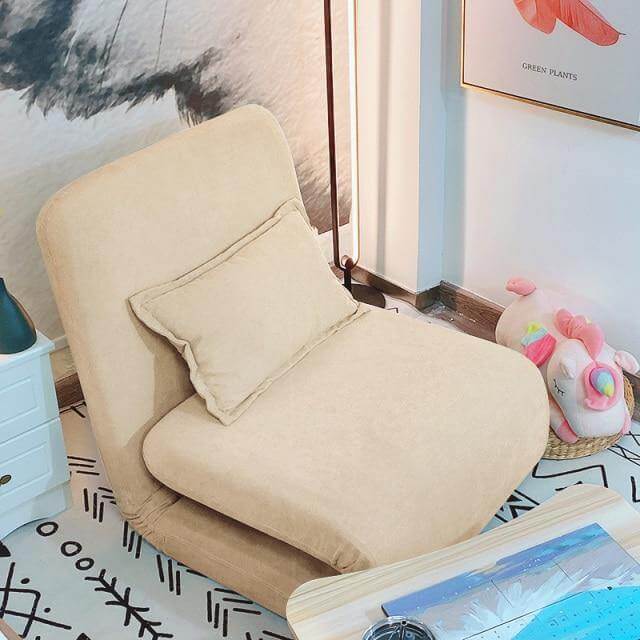 Lazy Foldable Single Sofa Bed Floor Chair - Image 15