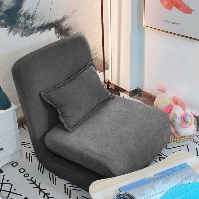 Lazy Foldable Single Sofa Bed Floor Chair - Image 4