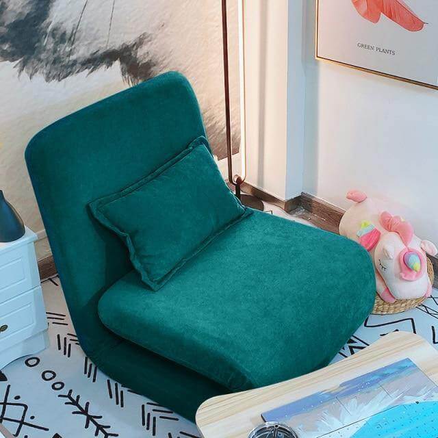 Lazy Foldable Single Sofa Bed Floor Chair - Image 13