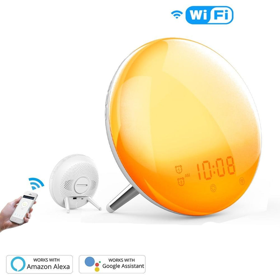Smart Wireless Sunrise Alarm Clock Light - Image 0