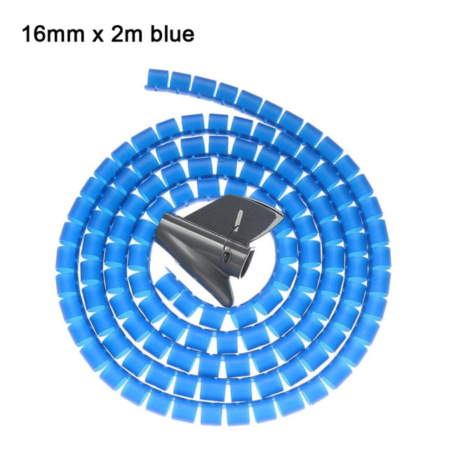 2pcs Flexible Spiral Cable Storage Organizer - Image 19