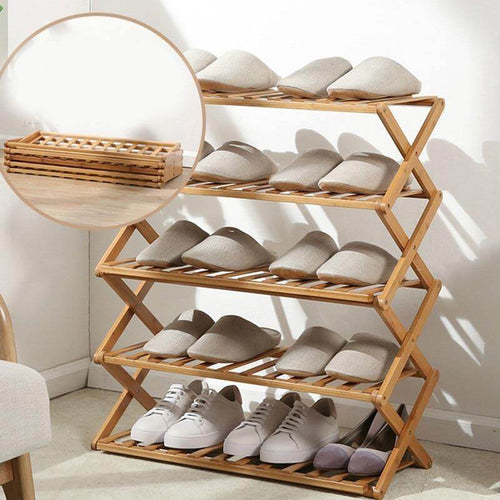 Portable Multilayer Foldable Shoe Rack - Image 0