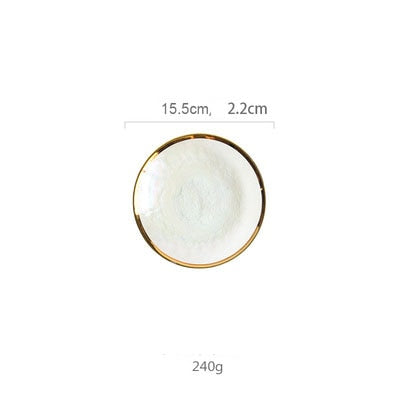 Creative Rainbow Glass Dinnerware Plate - Image 6