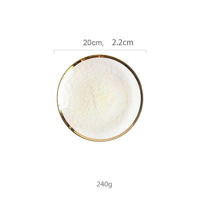 Creative Rainbow Glass Dinnerware Plate - Image 9