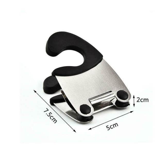 Stainless Steel Pot Side Clip Spoon Holder - Image 4