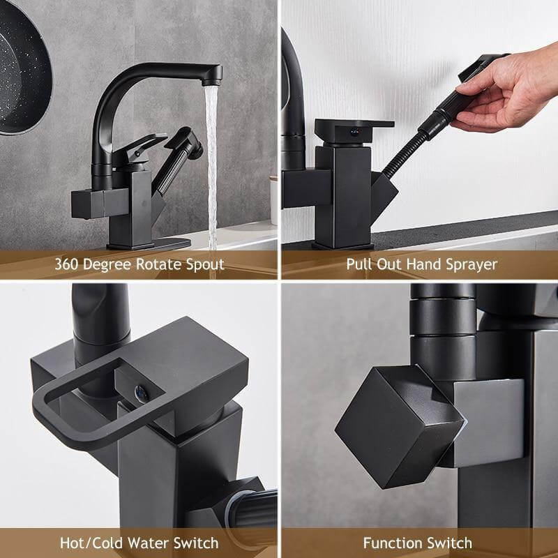 2in1 Elegant 360 Rotating Sink Faucet - Image 2