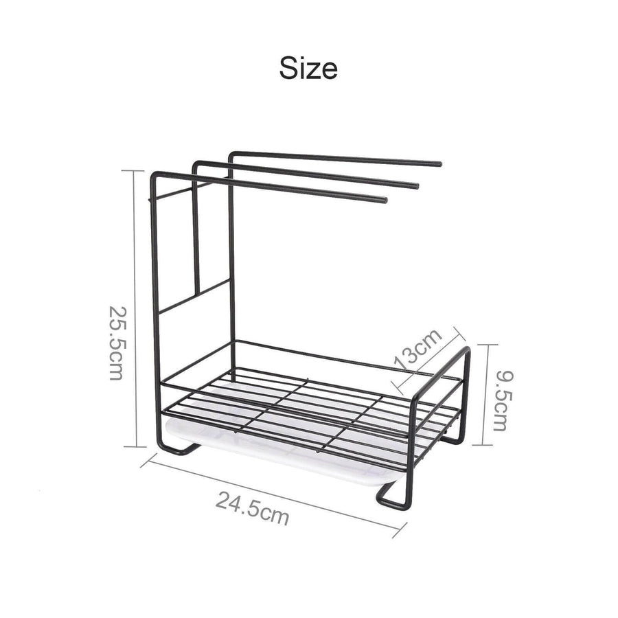 Iron Space Saving Kitchen Sink Drying Rack - Image 4