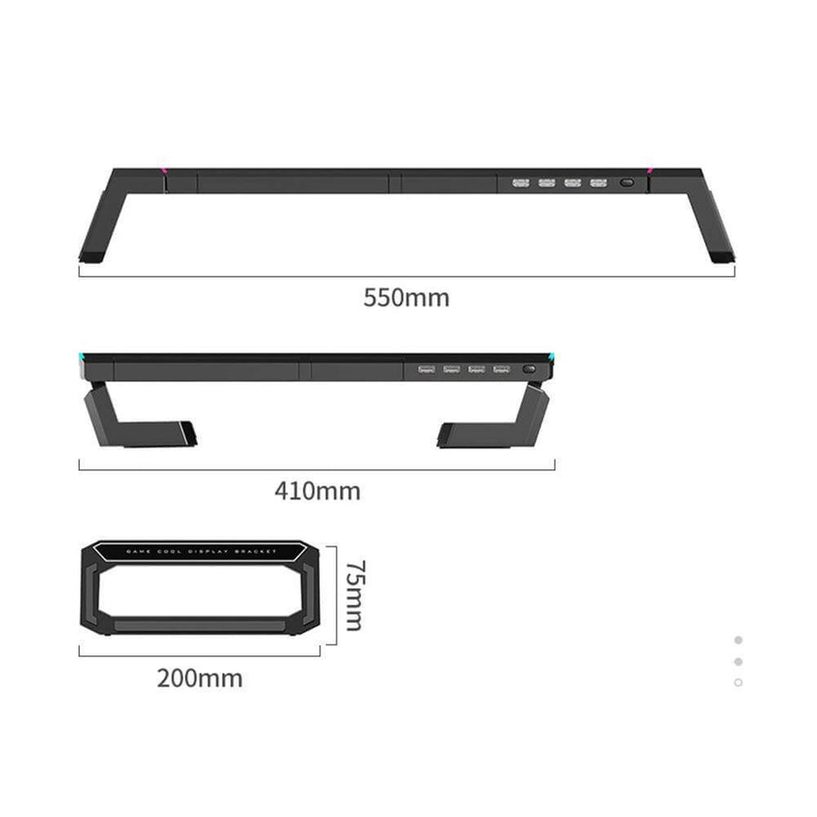 Universal Computer Stand Riser Data Transfer Desk Organizer - Image 5