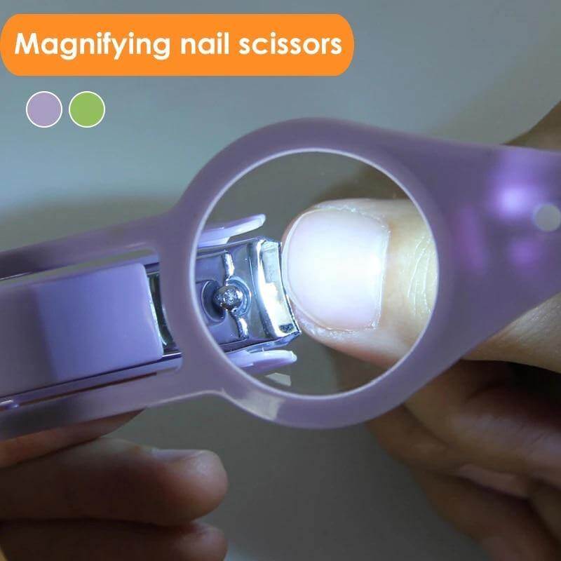 LED Magnifier Nail Clippers - Image 1