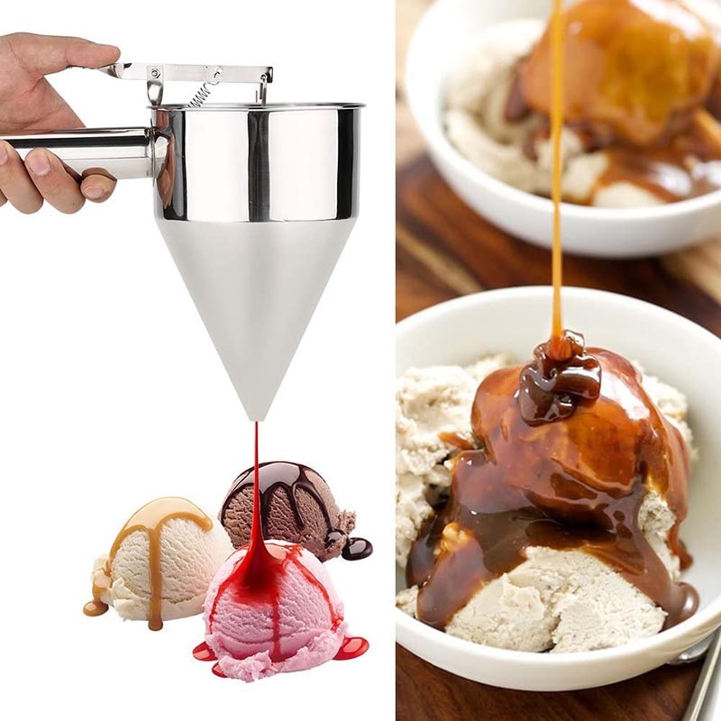 Stainless Steel Handheld Batter Dispenser - Image 1