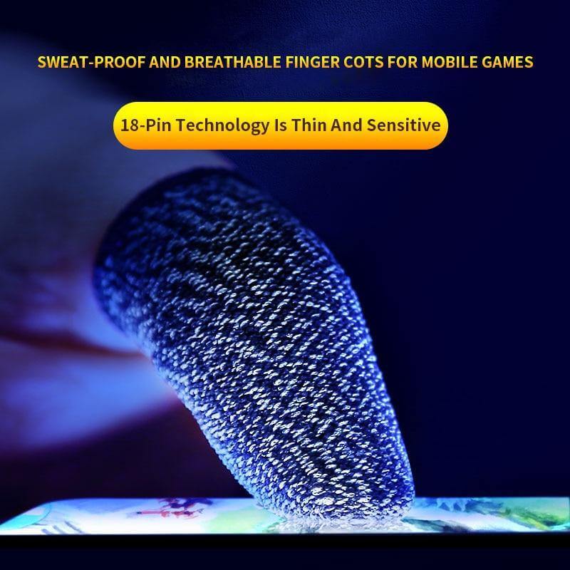 Anti-Sweat Breathable Mobile Game Finger Glove Set - Image 0