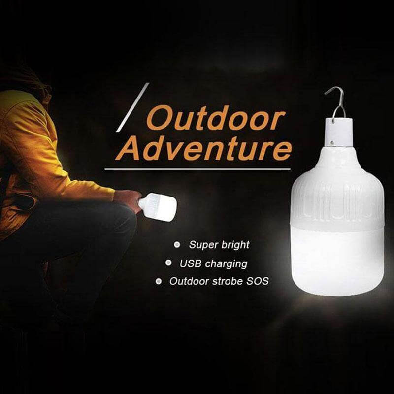 Outdoor USB Rechargeable LED Night Light Bulb - Image 1