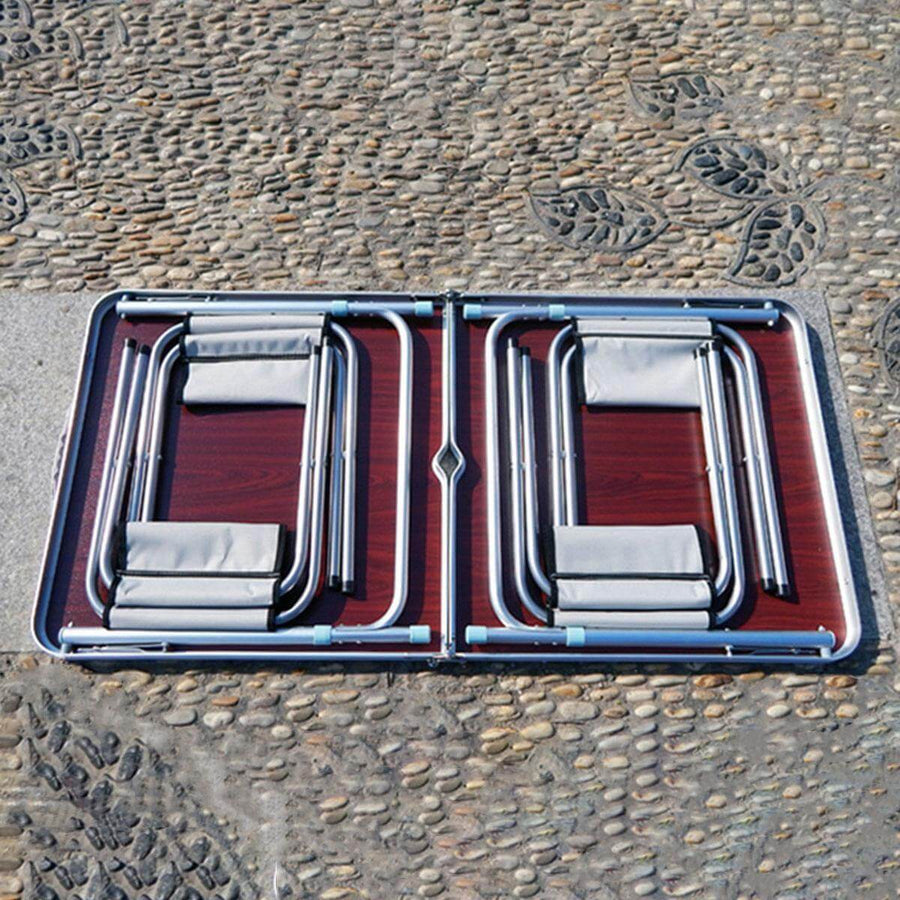 Outdoor Waterproof Adjustable Foldable Picnic Table Set - Image 3