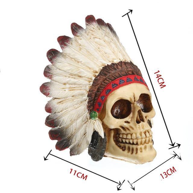 Skull Resin Skeleton Army Figurine Halloween Decoration - Image 12