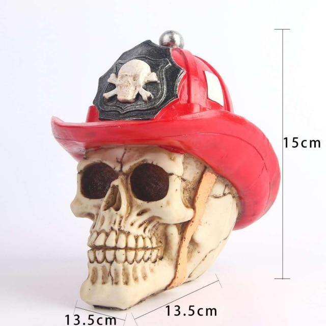 Skull Resin Skeleton Army Figurine Halloween Decoration - Image 30
