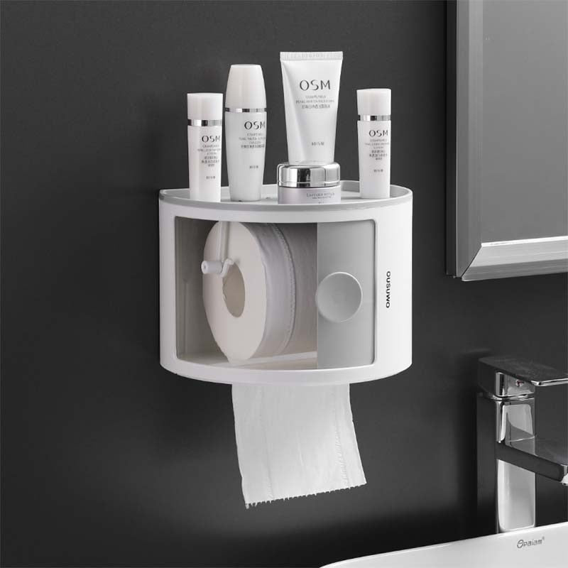Waterproof Multi-Layer Toilet Paper Holder Shelf - Image 1