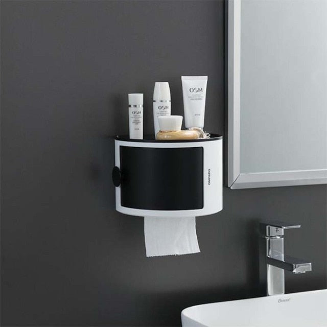 Waterproof Multi-Layer Toilet Paper Holder Shelf - Image 10