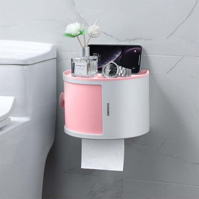 Waterproof Multi-Layer Toilet Paper Holder Shelf - Image 7