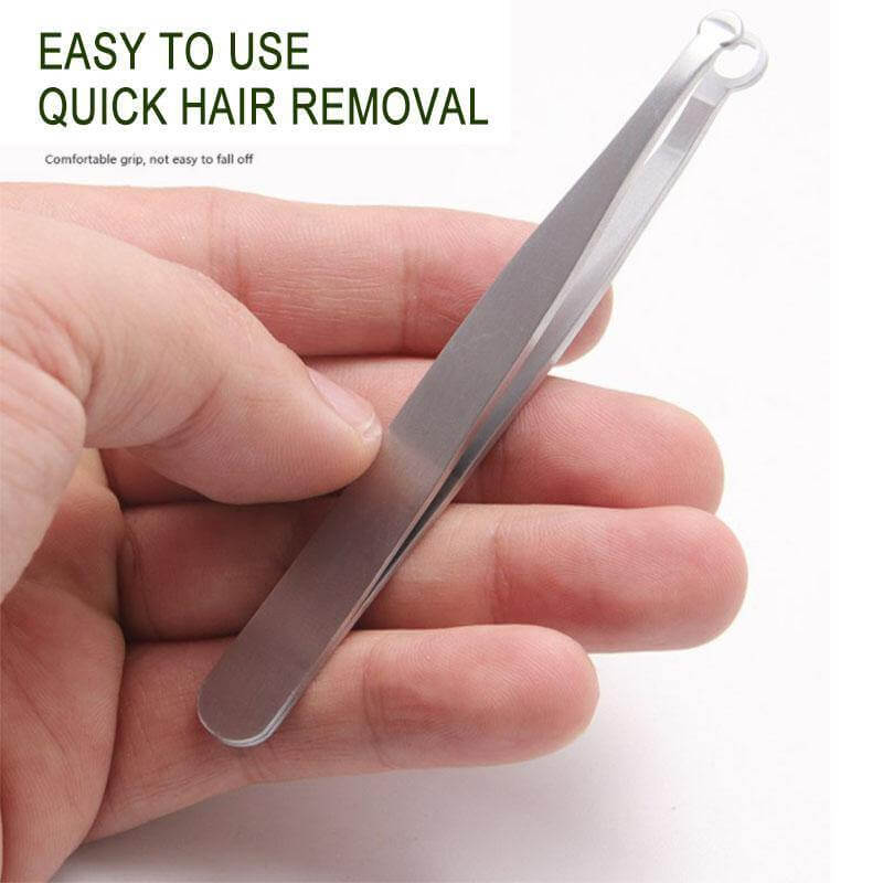 Nose Hair Round Tip Trimming Tweezers - Image 3