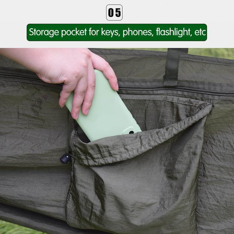 Portable Adventure Camping Outdoor Mosquito Net Hammock - Image 7