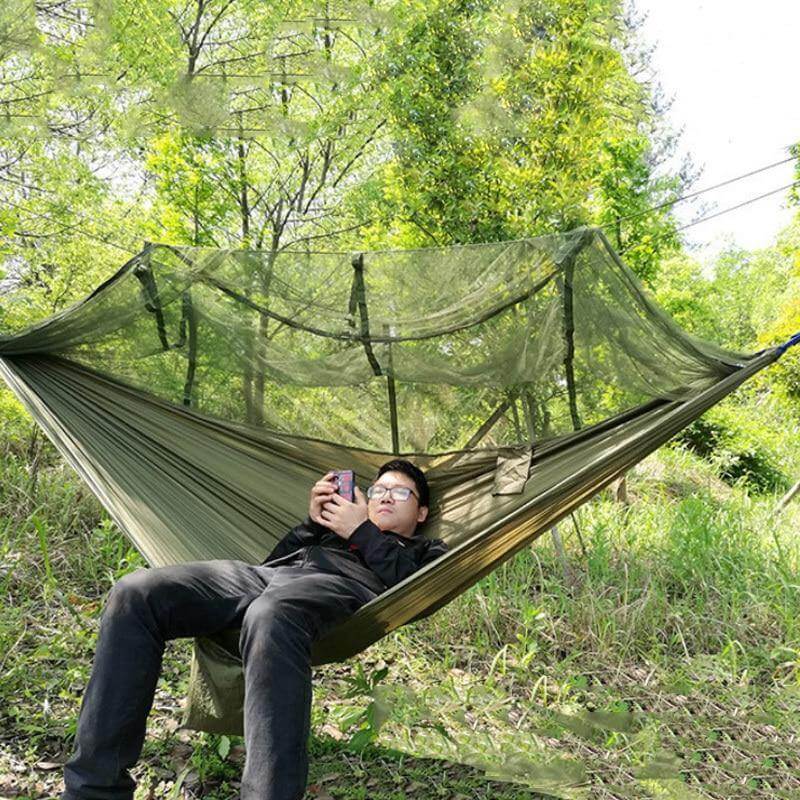 Portable Adventure Camping Outdoor Mosquito Net Hammock - Image 6