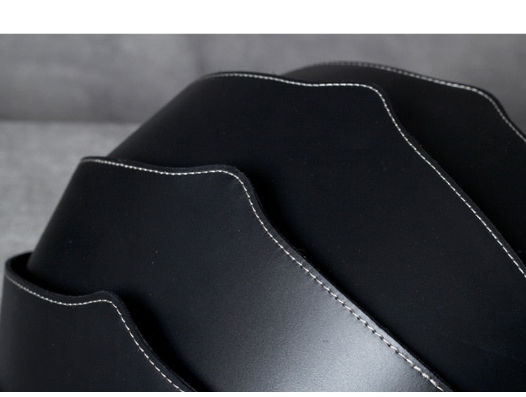 Handmade Leather Beetle Unisex Bag - Image 4