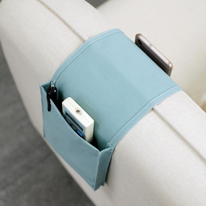 Cotton Linen Bedside Storage Bag - Image 3