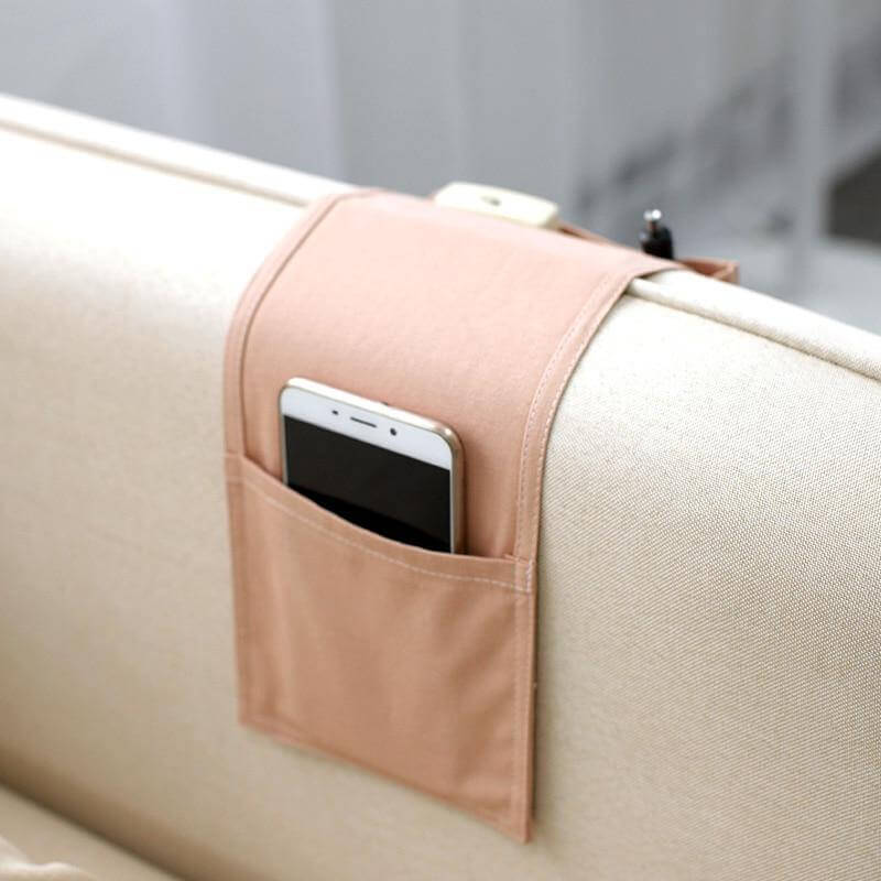 Cotton Linen Bedside Storage Bag - Image 7
