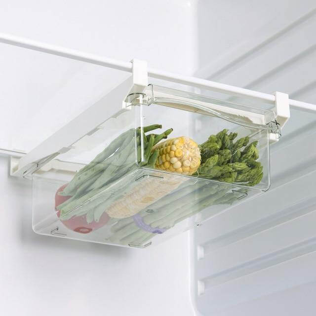 Fridge Organizer Under Shelf Drawer Box - Image 2