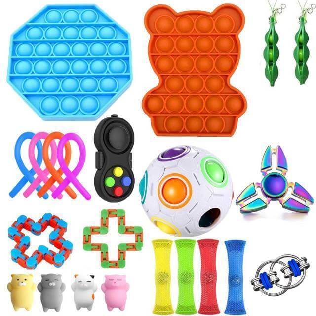 Anti Stress Fidget Hand Toy Set - Image 1