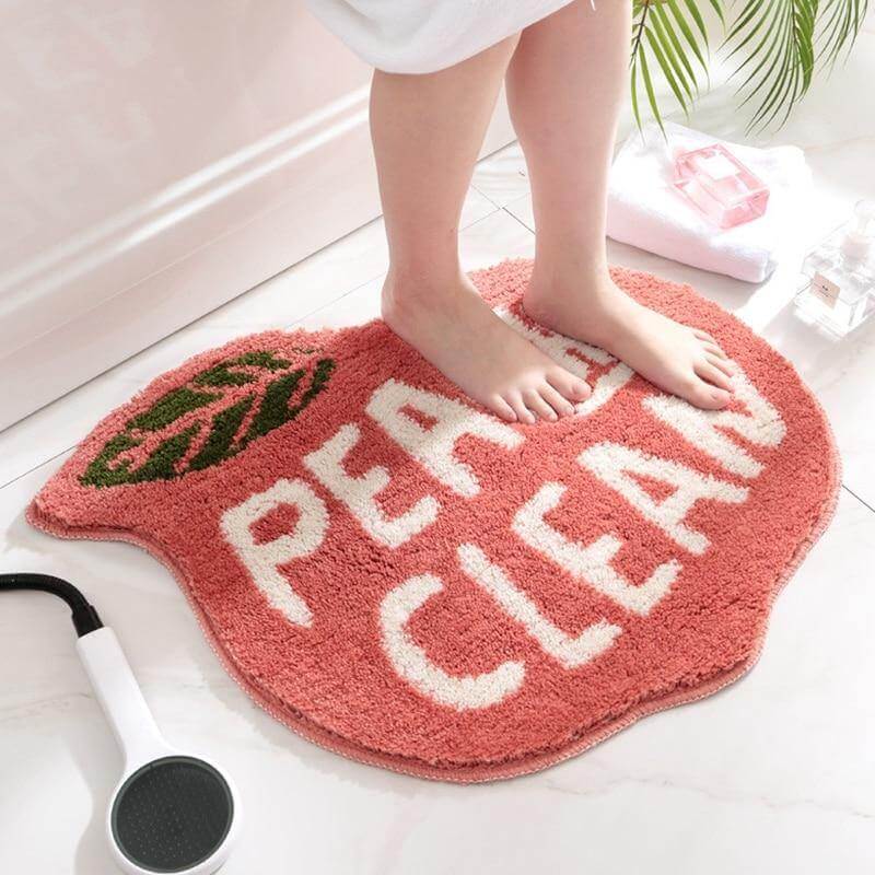 Peach Fruit Non-slip Home Mat - Image 7