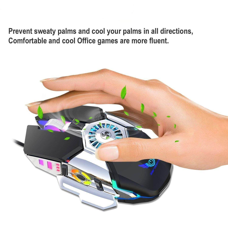 Cooling USB Fan Gaming Mouse - Image 0
